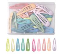 VYZUTR 30 Pezzi Fermagli Capelli Donna, 4.8cm, Fermacapelli per Donna Bambina (Colorati)