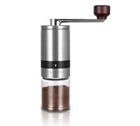 Vzaahu, Macinacaffè Manuale, con Ruvidità Regolabile 6 Livelli, Macina in Ceramica Conica, Portatile per Viaggi, in Ufficio, a Casa