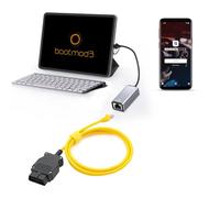 VZG Enet Cable BMW con adattatore Ethernet USB/Type-C a RJ45, adatto per diagnosi e codifica dei veicoli BMW Serie F serie G, compatibile con E-SYS IST Bootmod3 Bimmercode Software strumento