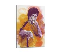 VZRSQZK Bruce Lee - Poster decorativo da parete su tela, stampa artistica da parete, poster decorativo per camera da letto, camera da letto, 30 x 45 cm