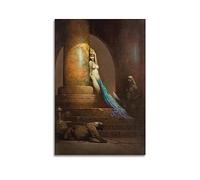 VZRSQZK Frank Frazetta - Poster decorativo su tela, motivo: Regina d'Egitto, poster decorativo da parete e stampa artistica moderna, poster decorativo per camera da letto, 40 x 60 cm