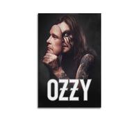 VZRSQZK Poster decorativo da parete con la cantante Ozzy Osbourne, stampa artistica su tela, poster decorativo moderno per camera da letto, per camera da letto, 40 x 60 cm