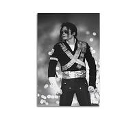 VZRSQZK Poster decorativo da parete con Michael Jackson Singer, stampa artistica su tela, poster decorativo moderno per camera da letto, 20 x 30 cm