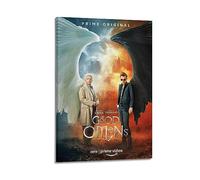 VZRSQZK Poster decorativo da parete con serie TV Good Omens, stampa artistica su tela, poster decorativo moderno, per camera da letto, 20 x 30 cm