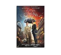 VZRSQZK Poster decorativo da parete con stampa artistica su tela, motivo televisivo Good Omens, poster decorativo moderno per camera da letto, 50 x 75 cm