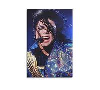 VZRSQZK Poster decorativo da parete con superstar internazionale Michael Jackson, poster decorativo su tela, stampa artistica moderna per camera da letto, per camera da letto, 40 x 60 cm