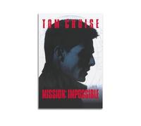 VZRSQZK Poster decorativo da parete del film Mission Impossibile, stampa artistica su tela, poster decorativo moderno per camera da letto, 50 x 75 cm