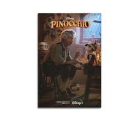 VZRSQZK Poster decorativo da parete del film Pinocchio, stampa artistica su tela, poster decorativo moderno, per camera da letto, 30 x 45 cm