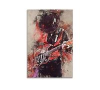 VZRSQZK Poster decorativo da parete su tela con cantante Steve Ray Vaughan, poster decorativo da parete e stampa artistica moderna per la camera da letto della famiglia (40 x 60 cm)