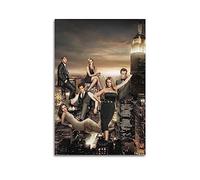VZRSQZK Poster decorativo da parete su tela con scritta "Gossip Girl" della stagione 6, poster decorativo da parete, poster decorativo per camera da letto, 40 x 60 cm