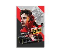 VZRSQZK Poster decorativo da parete su tela con stampa artistica di Charles Leclerc, in stile moderno, per camera da letto, famiglia, 50 x 75 cm