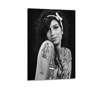 VZRSQZK Poster decorativo su tela con cantante Amy Winehouse, poster decorativo da parete e stampa artistica moderna per la camera da letto della famiglia (20 x 30 cm)