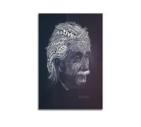 VZRSQZK Poster decorativo su tela con citazione di Einstein, poster decorativo da parete e stampa artistica moderna, poster decorativo per camera da letto, 20 x 30 cm