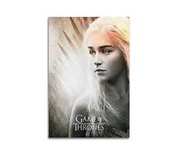 VZRSQZK Poster decorativo su tela, motivo: Daenerys Targaryen del Trono di Spade, poster decorativo da parete e stampa artistica moderna per la camera da letto della famiglia (60 x 90 cm)