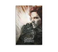 VZRSQZK Poster decorativo su tela, motivo: Il Trono di Spade di Jon Snow, poster decorativo da parete e stampa artistica moderna per la camera da letto della famiglia (20 x 30 cm)