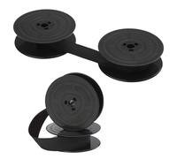 VZU 2 pezzi di nastro per macchina da scrivere, 7 metri, compatibile con Olivetti GR4, resistente e durevole, risultati di stampa precisi, universale per macchine da scrivere, nero (nero)