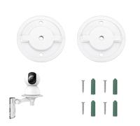 VZU 2 supporti da parete per fotocamera, compatibili con TP-Link Tapo C200/C210/C220/C225/TC70, Kasa EC70/KC410S, angolo regolabile 180 gradi di rotazione, supporto da soffitto per telecamere di