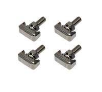 VZU 4 viti a T per auto, morsetti per batteria auto, M6, set di bulloni a T, vite a T, compatibile con 19116852, 6X0915138, 64740, meccanico, AUF-AN, argento