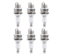 VZU Adefol, 6 candele di accensione L7T a 2 tempi per NGK BPMR7A, L7T, BM6A, BPMR7A, RCJ6Y, RCJ7Y, WSR5F, Adefol, candele per decespugliatore, motosega, decespugliatore, scooter a gas, Pocket Bikes