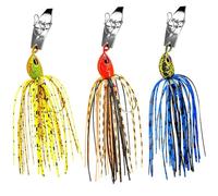 VZU Chatterbait Set di esche per luccio, esche in gomma preassemblate, esche per pesci predatori che affondano per acqua salata e dolce, esche artificiali, jig Spinner, crankbait, set di esche
