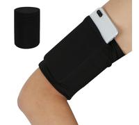 VZUHSW Cinturino da Braccio per Telefono, Comodo per Sport all'Aria Aperta, Compatibile con la Maggior Parte dei dispositivi, Nero - 1 Pezzo