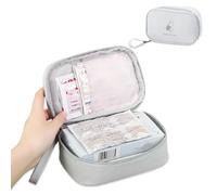 VZUHSW Kit di Pronto Soccorso Portatile - Borsa Vuota per Viaggi Outdoor - Mini Kit Pronto Soccorso, Perfetto per Le emergenze in Movimento, Borsa Piccola per Emergenze Mediche, 1 Pezzo