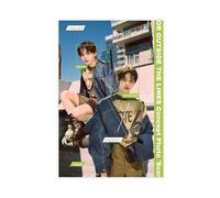 VZURF Poster su tela con Cortis Korean Boy Band Kpop JAMES&JUHOON&MARTIN&SEONGHYEON&KEONHO per camera da letto, decorazione per ufficio, camera da letto, regalo, 40 x 60 cm