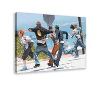 VZURF Stampa artistica da parete su tela con Cortis Korean Boy Band Kpop James, Juhoon, Martin, Seasonghyeon, Keonhoo, decorazione artistica da parete, per soggiorno e camera da letto, 50 x 75 cm