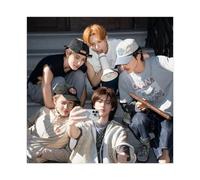 VZURF Stampa artistica da parete su tela con Cortis Korean Boy Band Kpop James, Juhoon, Martin, Seasonghyeon, Keonhoo, decorazione artistica da parete per soggiorno e camera da letto, 50 x 50 cm