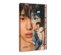 VZURF Stampa artistica da parete su tela con Cortis Korean Boy Band Kpop JAMES&JUHOON&MARTIN&SEONGHYEON&KEONHOO, decorazione artistica da parete per soggiorno e camera da letto, 60 x 90 cm