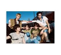 VZURF Stampa artistica da parete su tela con Cortis Korean Boy Band Kpop JAMES&JUHOON&MARTIN&SEONGHYEON&KEONHOO, decorazione artistica da parete per soggiorno e camera da letto, 20 x 30 cm