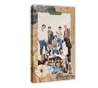 VZURF Stampa artistica da parete su tela con Cortis Korean Boy Band Kpop JAMES&JUHOON&MARTIN&SEONGHYEON&KEONHOO, decorazione artistica da parete per soggiorno e camera da letto, 60 x 90 cm
