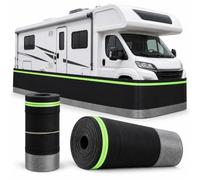 VZXATYOP Battiscopa for Rimorchio da Viaggio, Resistente l'inverno | Resistente Al Vento Alla Neve, Isola Sottoscocca, Gonna For Camper Facile Installazione(2.6ft/80cmheight,59ft/18mLength)