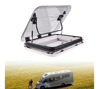 VZXATYOP Botola di Ventilazione for Tetto RV con Luce LED Grande lucernario for Tetto Camper roulotte Camper e roulotte botola di Ventilazione montata sulla Parte Superiore(700 * 500mm)