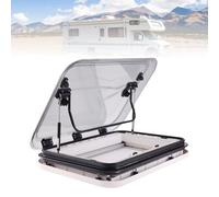 VZXATYOP Botola di Ventilazione sul Tetto for Camper con Luce LED Grande lucernario for Camper roulotte Camper e roulotte botola di Ventilazione montata sulla Parte Superiore(500 * 500mm)