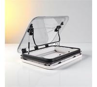 VZXATYOP Kit di Ventilazione for Tetto for roulotte Kit Ventilazione for Tetto for Camper Finestra lucernario for Camper sfiato Camper 19,7''/27,6''/31,5 x19,7 Pollici con Luce LED(500x500mm)
