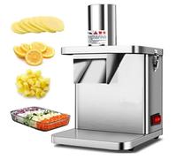 VZXATYOP Macchina elettrica for Tagliare a cubetti Le Verdure Commerciali in Acciaio Inox for Tagliare a cubetti Carote Patate cipolle cubetti granulari