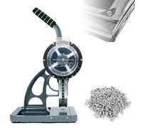 VZXATYOP Macchina Semiautomatica for Occhielli da 10/12 Mm, Punzonatrice E Fissatrice for Anelli di Tenuta Macchina for Produzione di Fibbie for Striscioni for Poster O Cartelli(10MM)