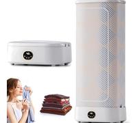 VZXATYOP Stiratrice A Vapore Verticale Pieghevole Con Telecomando For Asciugatura Ad Aria Calda Vapore Asciugatrice A Vapore Portatile Tutto In Uno Tessuti Senza Pieghe For Viaggi Casa