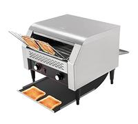 VZXATYOP Tostapane Commerciale in Acciaio Inox 6 fette tostapane Elettrico a Scomparsa Piano di Lavoro Tempo di tostatura rapido di 5 Minuti con Vassoio for ristoranti Bar(Silver-3)