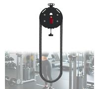 VzxCrue Endless Rope Trainer, Q Rope Endless Rope Trainer, Sistemas di Pulegge A Cavo, con Resistenza Regolabile, per Allenamento Completo del Corpo E Allenamento della Forza Red