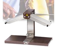 VzxCrue Macchina per Formaggio Elettrica Commerciale, Macchina per Sciogliere Il Formaggio A Doppia Area di Riscaldamento, Griglia per Formaggio Commerciale da 900 W