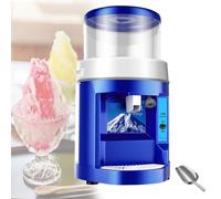 VzxCrue Macchina per Ghiaccioli da Tavolo con Consistenza del Ghiaccio Regolabile, Macchina per Ghiaccioli Shaver, per Ristoranti, Feste, Snack Bar,11L