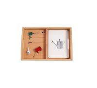 VZZCGJVT Giocattoli Montessori Scienza Gioco Educativo di Abbinamento, Kit ausiliario Montessori per l'insegnamento della Lingua, Kit di Lavoro Simili e corrispondenti,Farm Tools