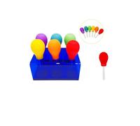 VZZCGJVT Gioco d'Acqua Montessori per l'insegnamento dell'AIDS, Materiali per Giochi d'Acqua Aperti per Neonati, Giocattoli per l'educazione precoce e l'intelligenza,Super Large Dropper Set