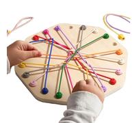 VZZCGJVT Montessori Nodi Gioco di Districare La Corda, Rompicapo Abilità Motorie Fini Giocattoli Gioco da Tavolo,Circle