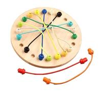 VZZCGJVT Montessori Nodi Gioco di Districare La Corda, Rompicapo Abilità Motorie Fini Giocattoli Gioco da Tavolo,Octagon