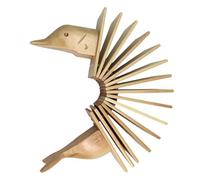 VZZCGJVT Montessori Strumenti a percussione per Bambini in Legno a Denti d'uccello, Strumenti Orff in Legno