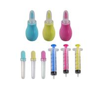 VZZCGJVT Set di trasferimento dell'Acqua per la Pratica di Base dei Bambini Montessori, scienze prescolari, Accessori sensoriali, contagocce per Bambini