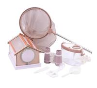 VZZCGJVT Set per l'esplorazione degli Insetti all'aperto Montessori, Giocattolo Montessroi per Bambini Che Si avvicinano alla Natura,Rosa